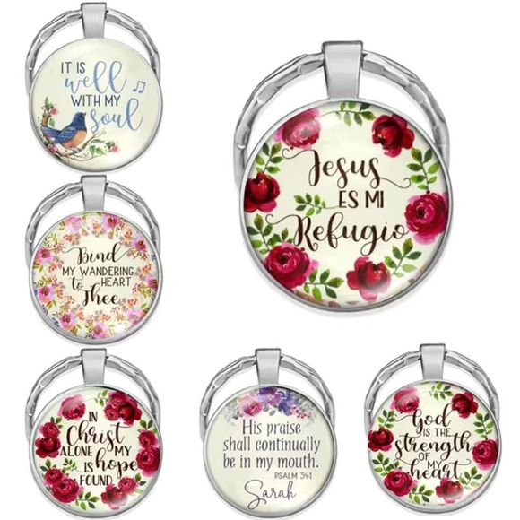 Accessories - NEW 6 Piece Christian Keychain Bundle